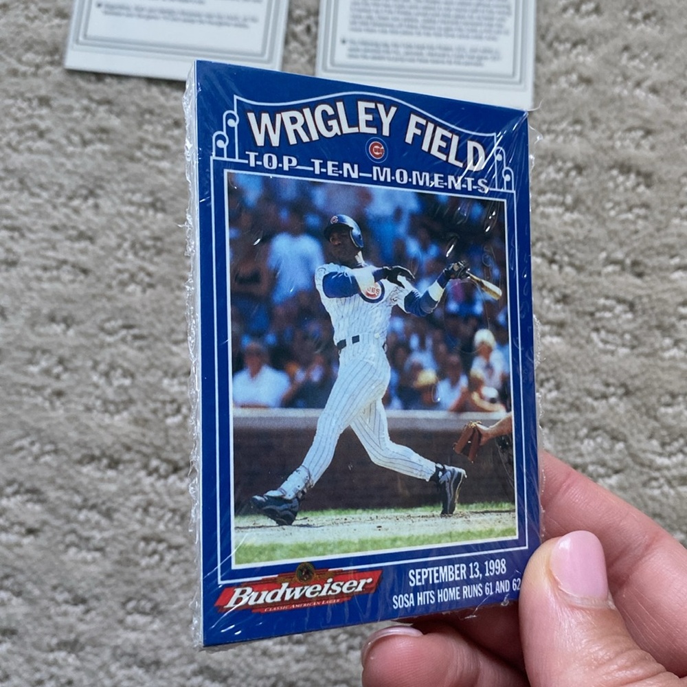 Vintage Wrigley Field Chicago Cubs game day cards - set unopened + opened cards - Picture 3 of 5